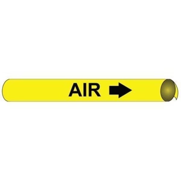 Pipemarker Strap-On, Air B/Y, Fits 8